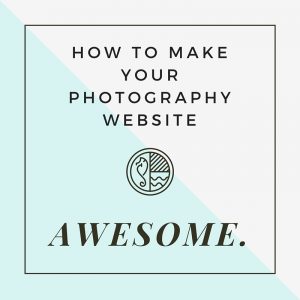 Make your photography website awesome